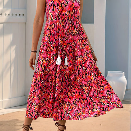 Elegant Maxi Dress for Women with Sleeveless Casual Style