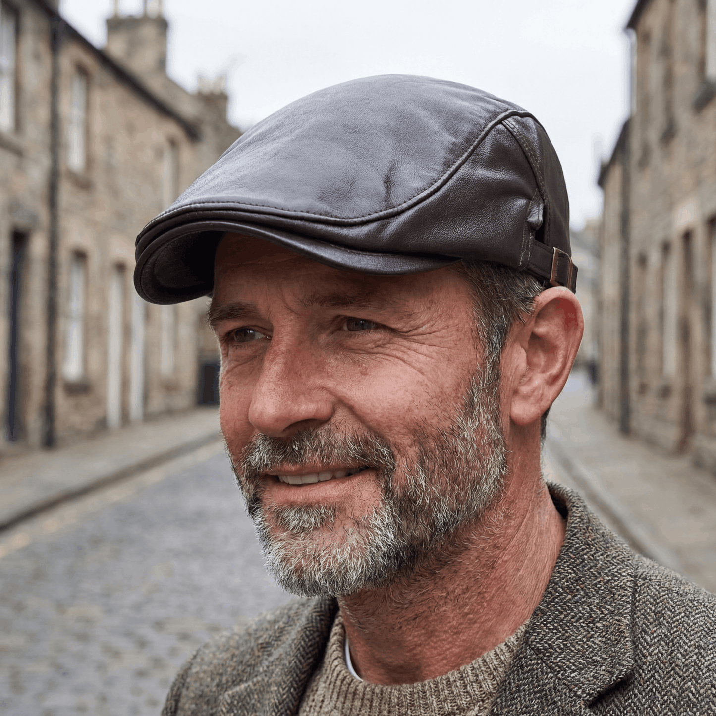 Comfortable Cap for Men with Vintage Driver Design