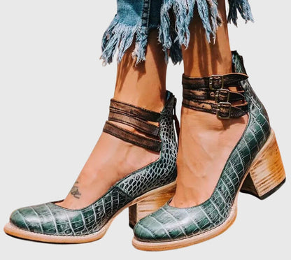 Comfortable Heels for Women with Ankle Strap Style
