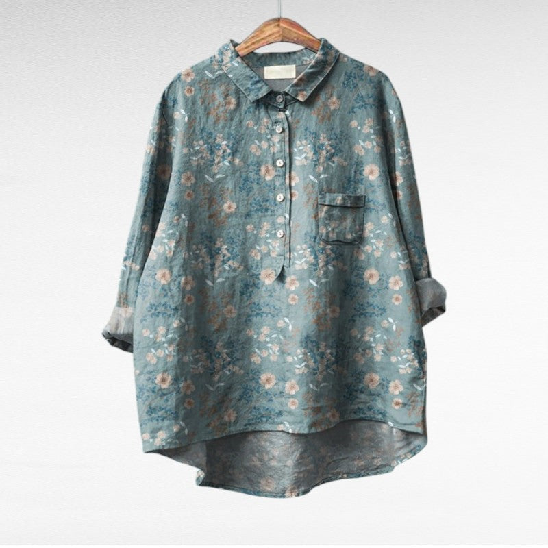 Effortless Flowy Floral Blouse for Women
