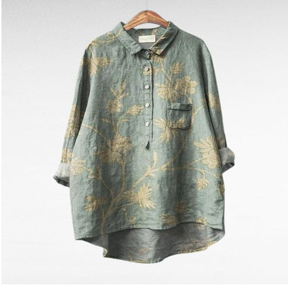 Effortless Flowy Floral Blouse for Women