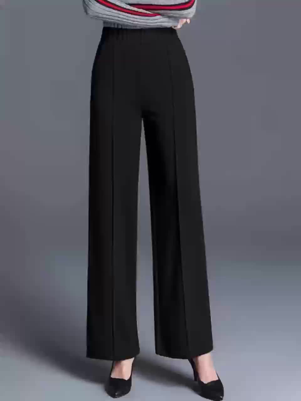 Effortless Wide Leg Pants for Women with High Waist