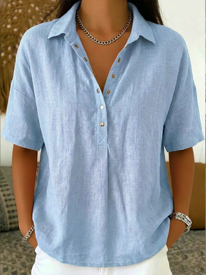 Stylish Blouse for Women with Button Up