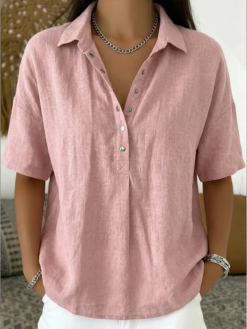 Stylish Blouse for Women with Button Up