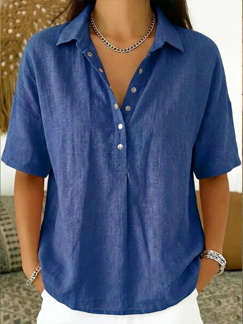 Stylish Blouse for Women with Button Up