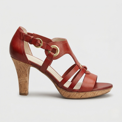 Comfortable Heels for Women with Open Toe Orthopedic Cushioned Style