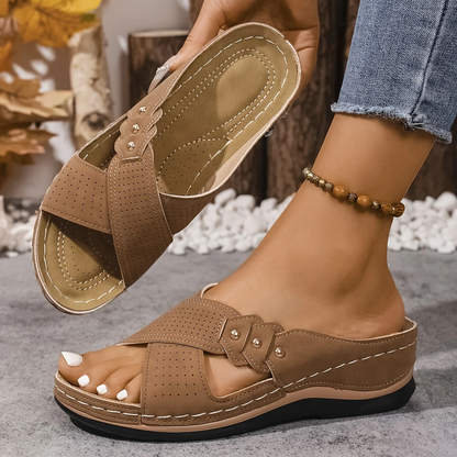 Comfortable Orthopedic Sandals for Women with Wedge Style