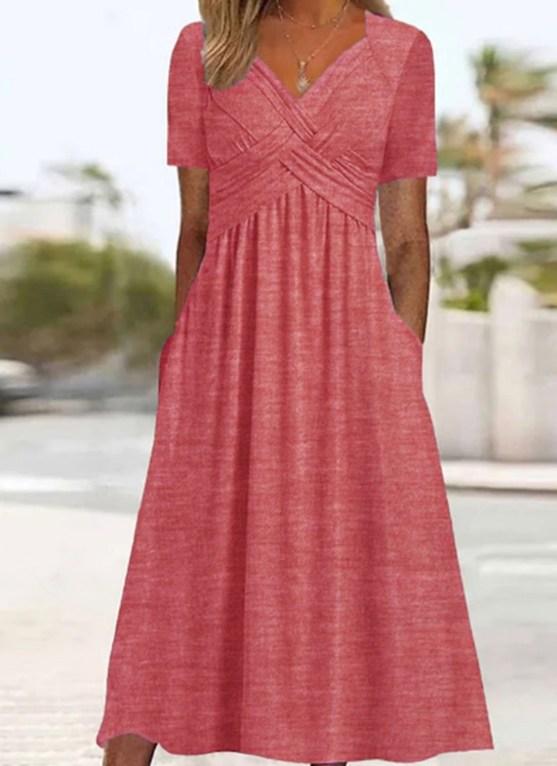 Effortless Airy Midi Dress for Women