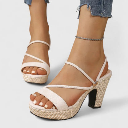 Comfortable Heels for Women with Chunky Heel Cushioned Style