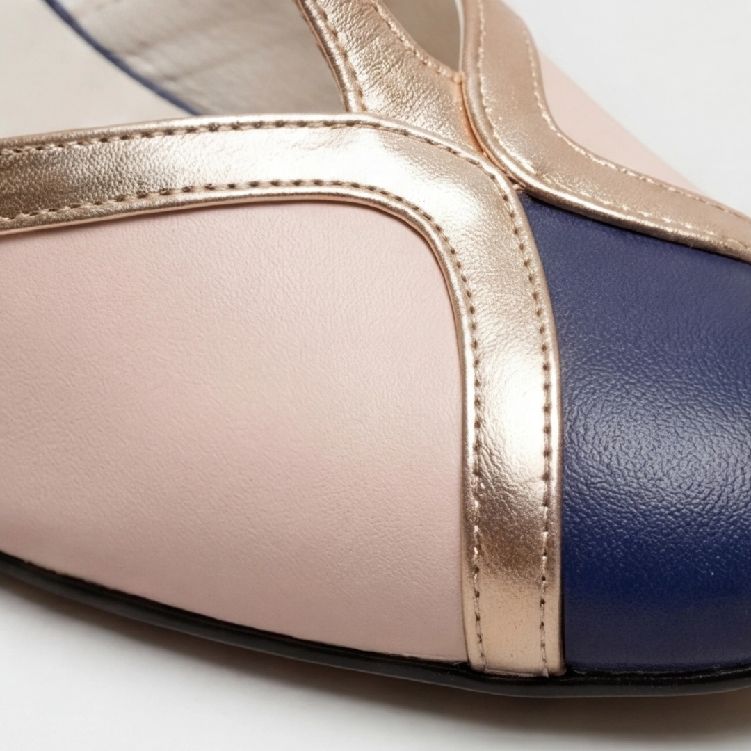 Comfortable Heels for Women with Closed Toe T Strap Cushioned Style