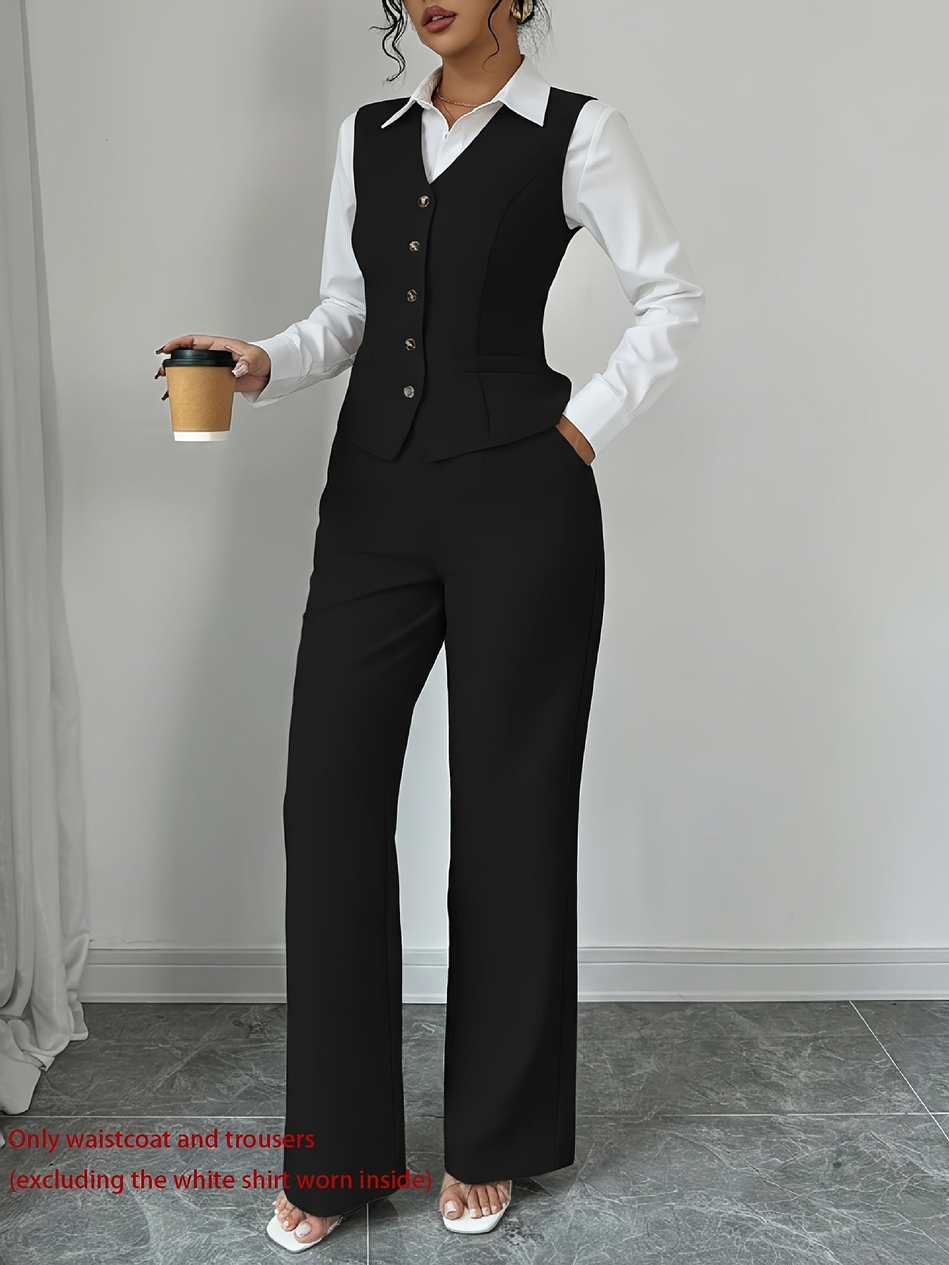 Comfortable Two Piece Set for Women with Wide Leg