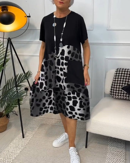 Elegant Flowy Midi Dress for Women