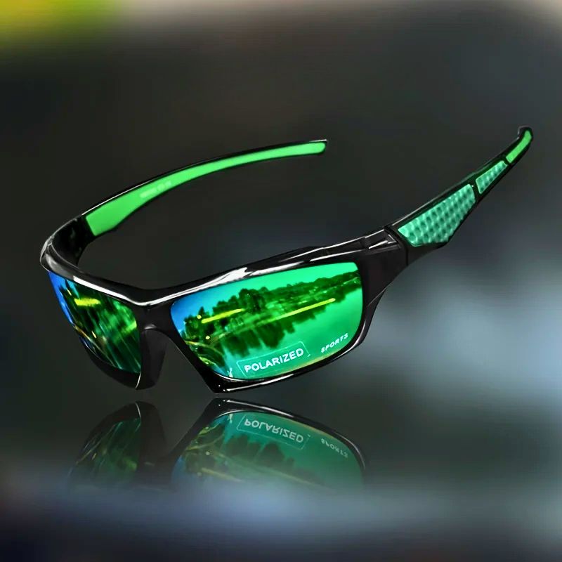 Comfortable Sunglasses for Men with Polarized Shield Design
