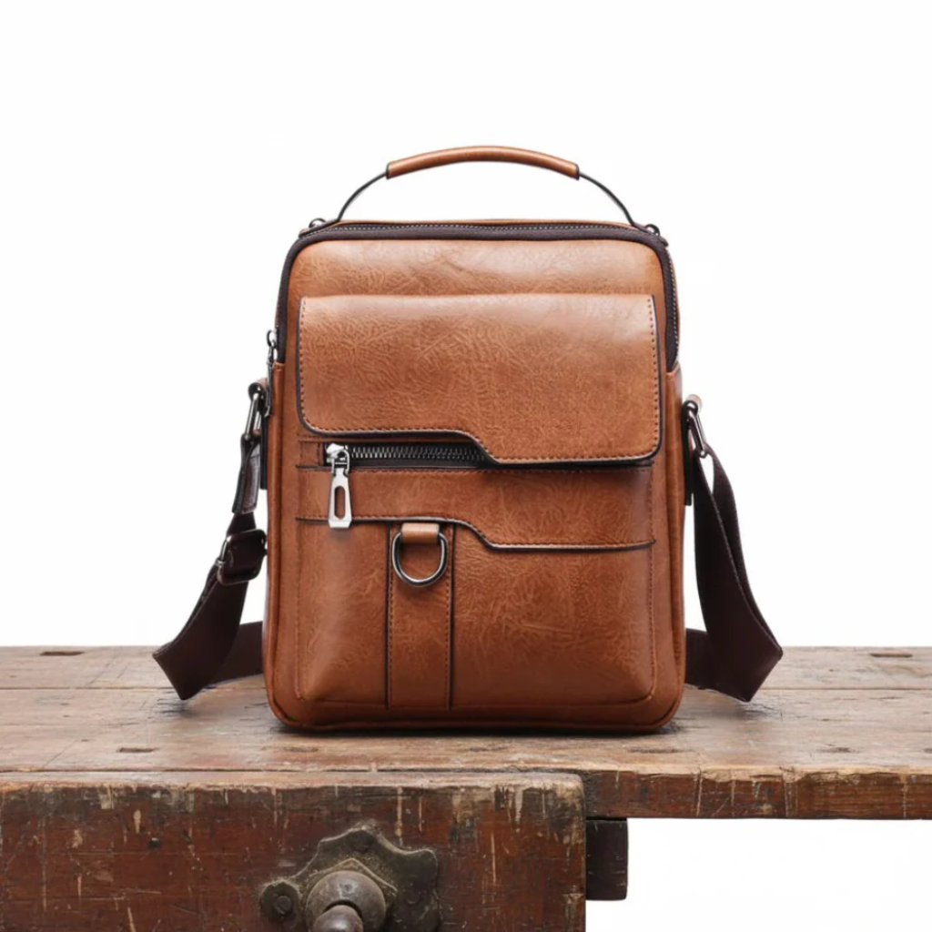 Classic Crossbody Bag for Men with Slim Design