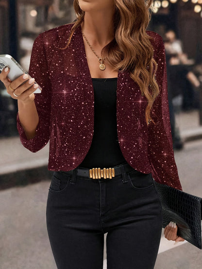 Stylish Jacket for Women with Elbow Sleeve Cropped