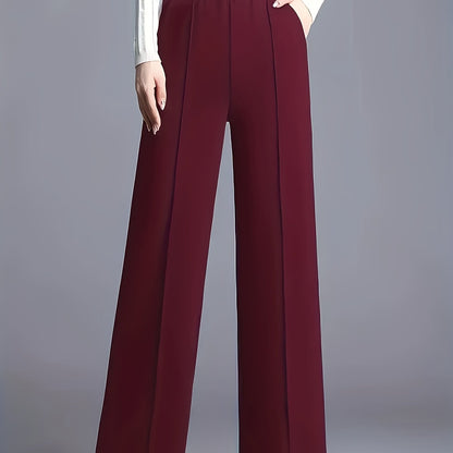 Effortless Wide Leg Pants for Women with High Waist