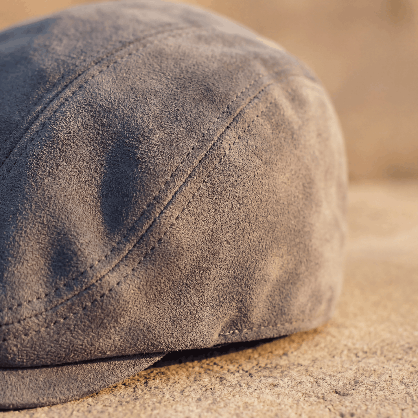Classic Suede Cap for Men with Vintage Design