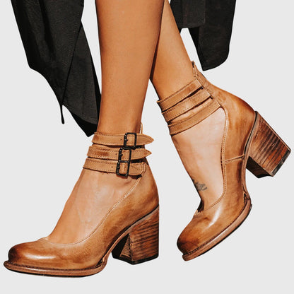Comfortable Heels for Women with Ankle Strap Style