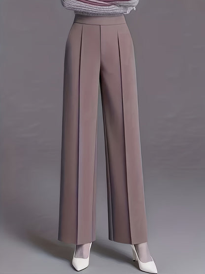 Effortless Wide Leg Pants for Women with High Waist