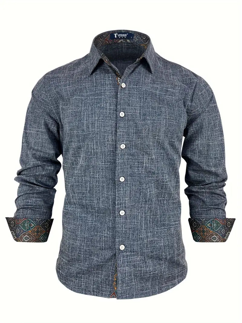 Comfortable Flowy Button Down Shirt for Men