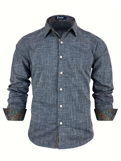 Comfortable Flowy Button Down Shirt for Men