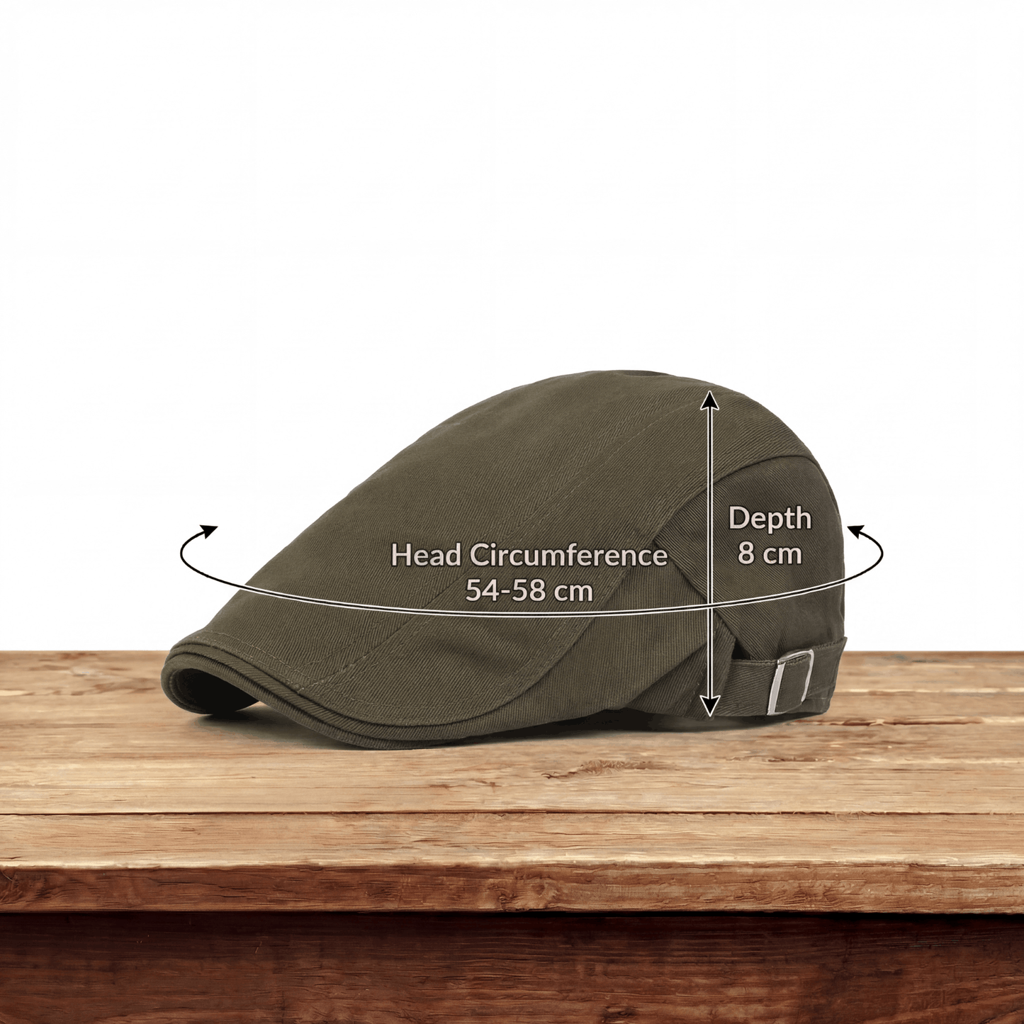 Comfortable Cap for Men with Retro Driver Design