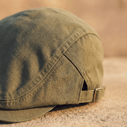 Comfortable Cap for Men with Retro Driver Design