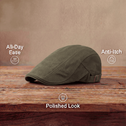 Comfortable Cap for Men with Retro Driver Design