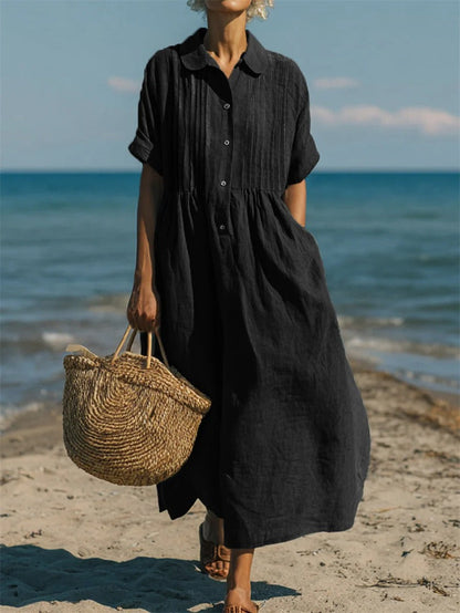 Stylish Dress for Women with Button Front