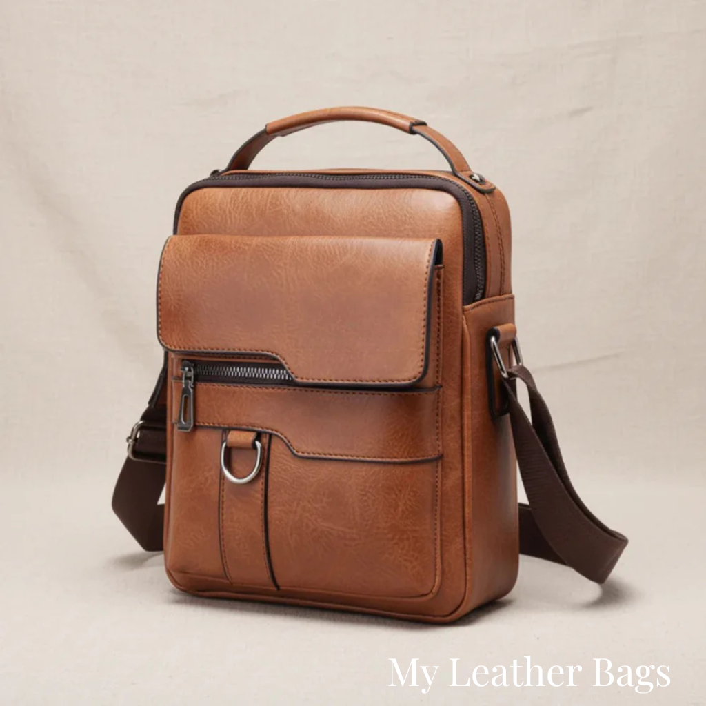 Classic Crossbody Bag for Men with Slim Design
