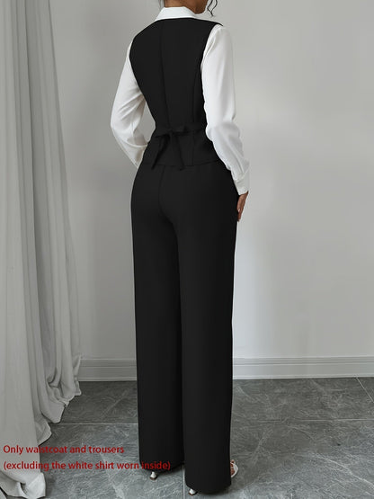 Comfortable Two Piece Set for Women with Wide Leg