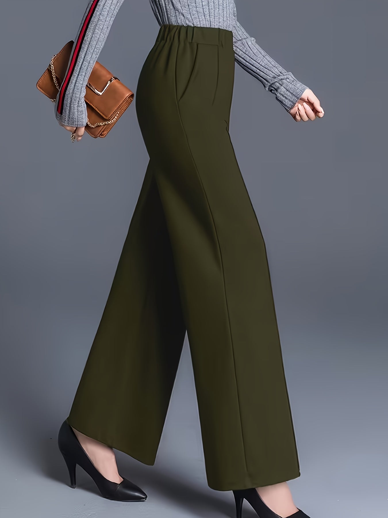 Effortless Wide Leg Pants for Women with High Waist