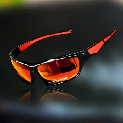 Comfortable Sunglasses for Men with Polarized Shield Design