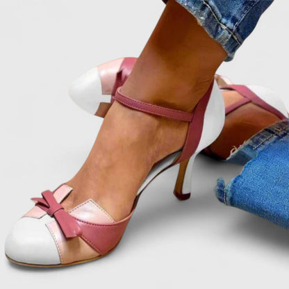 Comfortable Heels for Women with Two Tone Style