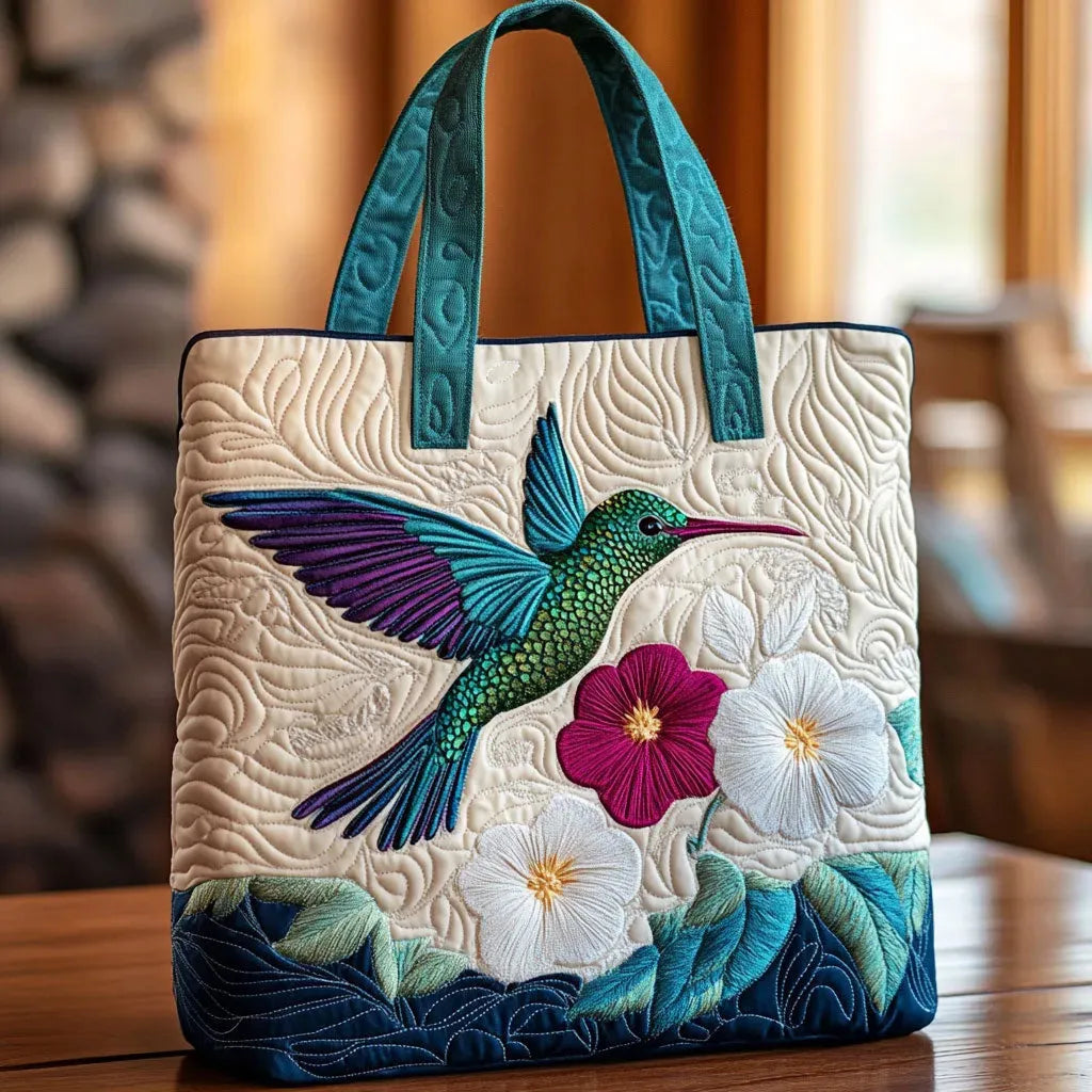Stylish Floral Tote Bag for Women with Bird Design