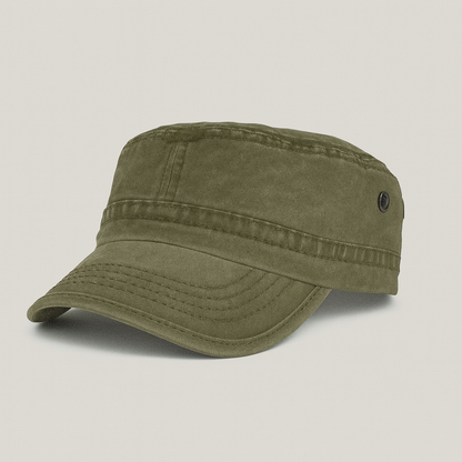 Classic Cap for Men with Vintage Washed Design