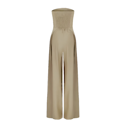 Stylish Jumpsuit for Women with Sleeveless Wide Leg
