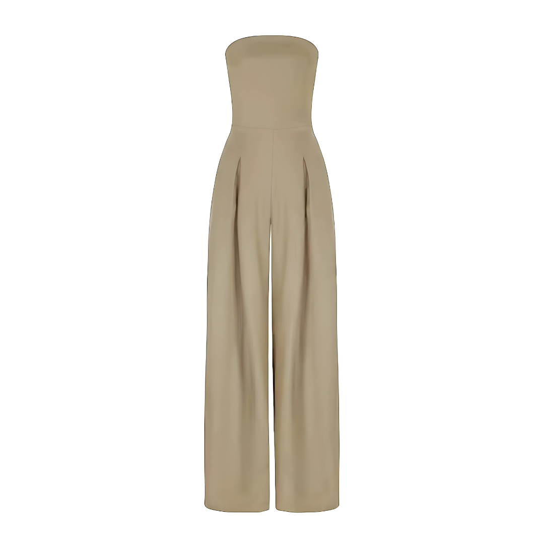 Stylish Jumpsuit for Women with Sleeveless Wide Leg