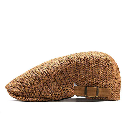 Classic Cap for Men with Woven Summer Design
