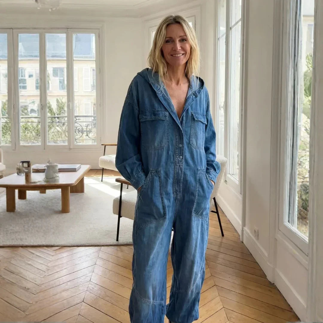 Stylish Jumpsuit for Women with Long Sleeve
