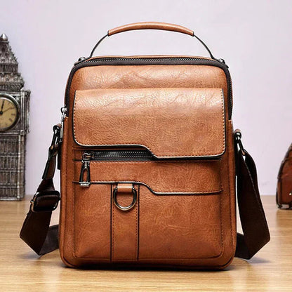 Stylish Crossbody Bag for Men with Casual Retro Design Pockets