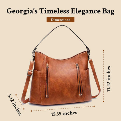 Effortless Shoulder Bag for Women with Vintage Design