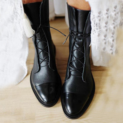 Comfortable Boots for Women with Lace Up Ankle Style