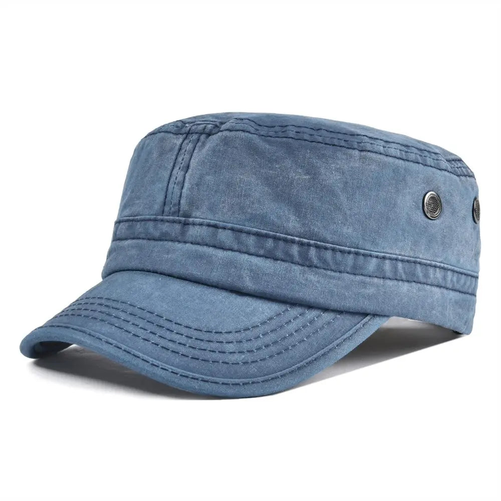 Classic Cap for Men with Vintage Washed Design