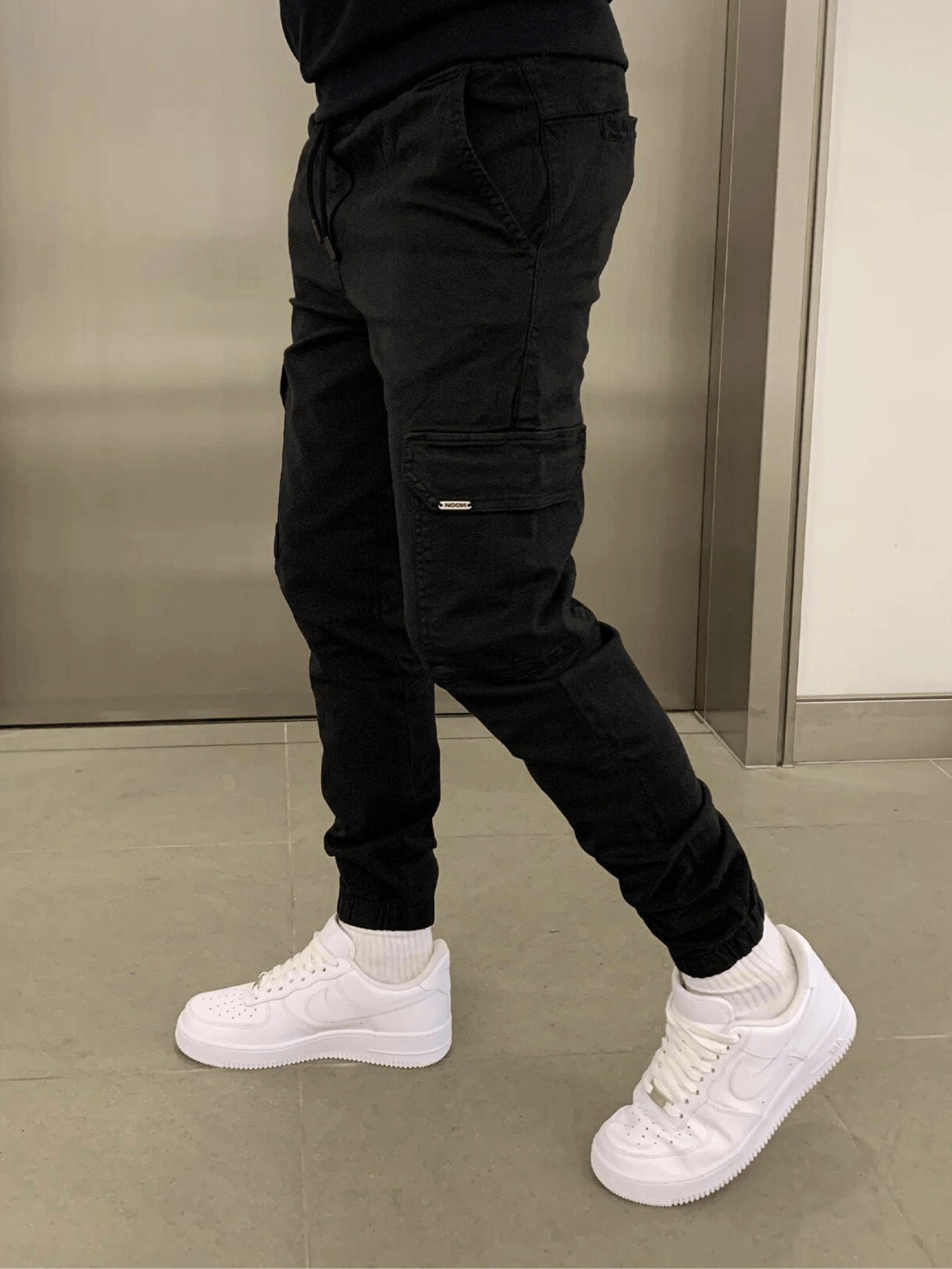 Effortless Cargo Pants for Men with Tie Waist Drawstring