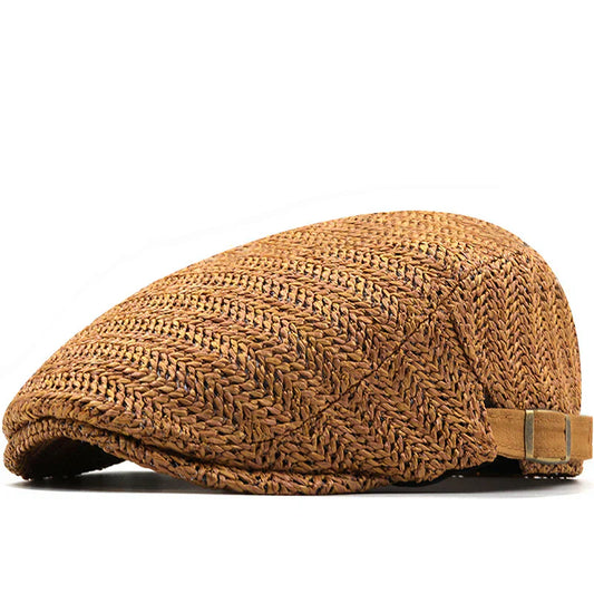 Classic Cap for Men with Woven Summer Design