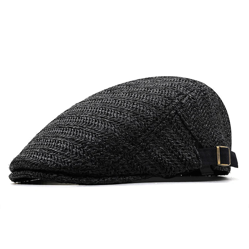 Classic Cap for Men with Woven Summer Design