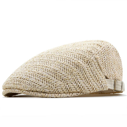 Classic Cap for Men with Woven Summer Design