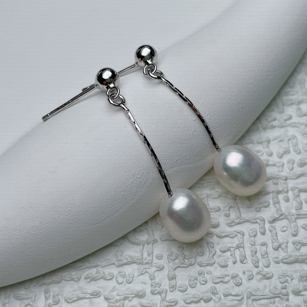 Elegant Pearl Earrings for Women with Casual Drop Design