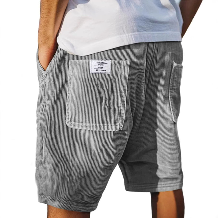 Classic Shorts for Men with Pockets Casual Style